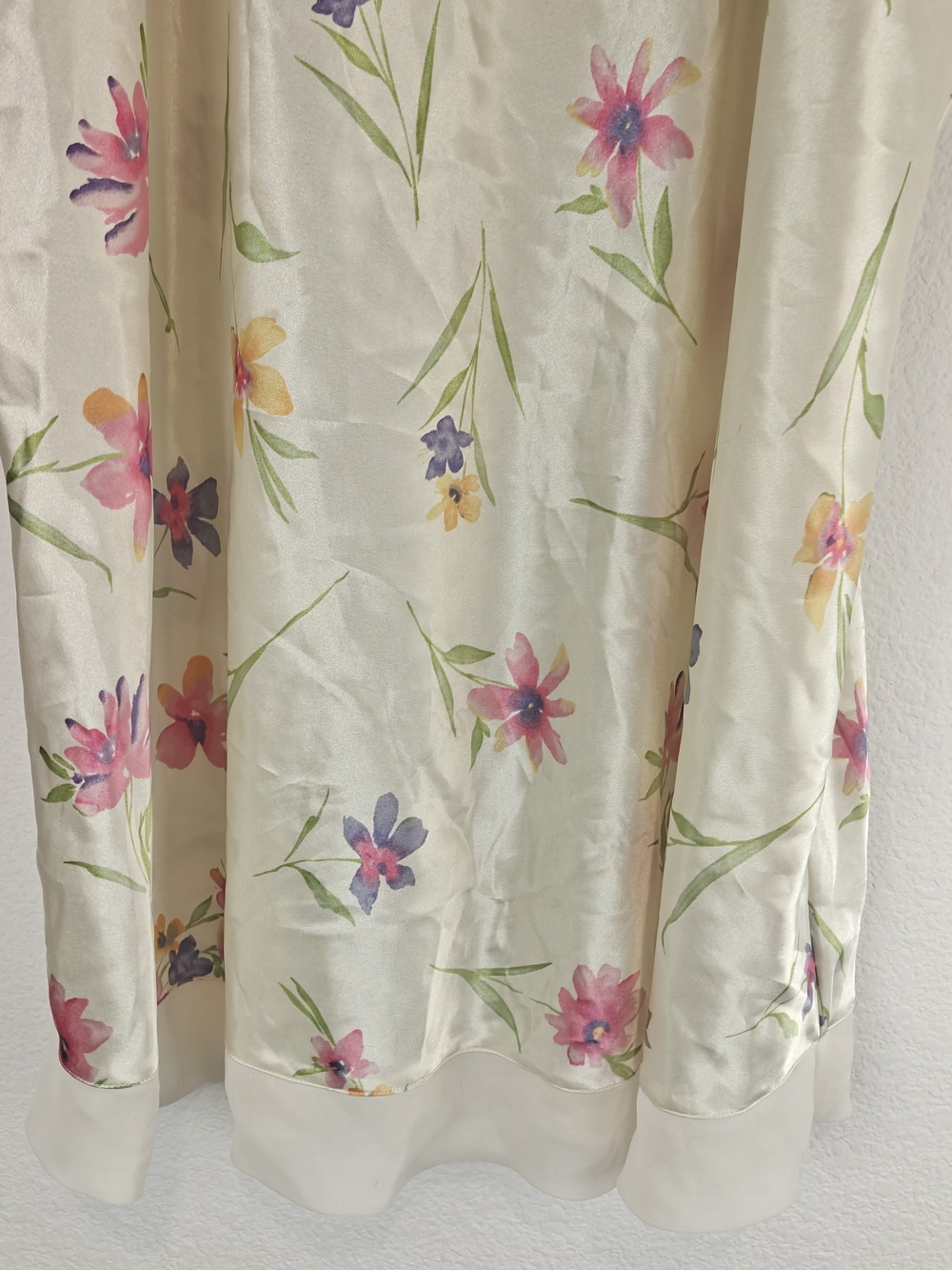 VTG Valerie Stevens Floral Sheer Slip Dress 1X Romantic Coquette Cottagecore - Picture 3 of 13
